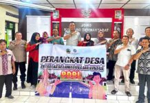 Jasa Raharja Klaten Sosialisasikan Program Perangkat Desa Peduli Lalu Lintas di Kecamatan Prambanan jasa raharja jateng