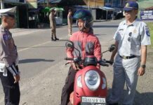 PT. Jasa Raharja Cabang Singkawang dan Stakeholder Gelar Operasi Gabungan Tertib Lalu Lintas di Kabupaten Bengkayang jasa raharja kalbar