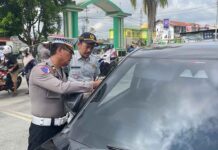 Jasa Raharja Ikut Serta Laksanakan Operasi Gabungan Rutin Guna Menekan Angka Pelanggaran Lalu Lintas di Sintang jasa raharja kalbar