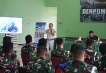 Jasa Raharja Kalsel Gandeng Denpom VI/2 Banjarmasin dalam Sosialisasi Keselamatan Lalu Lintas jasa raharja kalsel