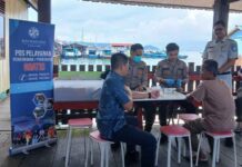 Dukung Keselamatan Transportasi Laut, Jasa Raharja Hadirkan MUKL di Pelabuhan Kampung Baru jasa raharja kaltim