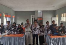 Jasa Raharja Sidrap Adakan Sosialisasi Tertib Lalu Lintas Sekaligus PPKL di Lingkungan SMAN 11 Sidrap jasa raharja sulsel