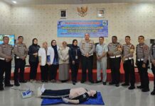 Sinergi Jasa Raharja, Polresta Padang, dan RS Hermina Tingkatkan Kemampuan PPGD Untuk Anggota Satlantas Polresta Padang jasa raharja sumbar