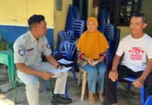 Kantor Pelayanan Jasa Raharja (KPJR) Tk II Sleman serahkan santunan Korban Laka lantas Km 11 Sleman jasa raharja yogyakart