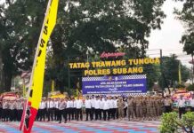 Polres Subang Gelar Apel Pasukan Operasi Patuh Lodaya 2025, Libatkan Jasa Raharja Dan Forkopimda jasa raharja jabar