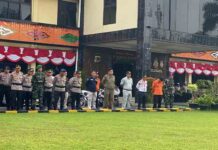 Jasa Raharja Cabang Cirebon Hadiri Apel Gelar Pasukan Operasi Patuh  Lodaya 2025 di Polresta Cirebon jasa raharja jabar