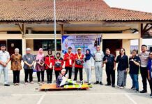 Jasa Raharja Indramayu Gelar Pelatihan Pertolongan Pertama Gawat Darurat di SMKN 1 Bongas jasa raharja jabar