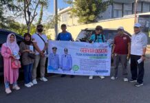 Jasa Raharja Sumbawa Gencarkan Sosialisasi Program Gebyar Diskon Pajak di Kawasan Car Free Day Samota jasa raharja NTB