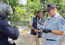 Jasa Raharja Sumbawa dan Mitra Kerja Terkait Gelar Operasi Kepatuhan, Sasar Wajib Pajak yang Menunggak jasa raharja NTB