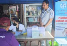 Jasa Raharja Pematangsiantar Laksanakan Program MUKL untuk Sopir dan Kru PO BUS Indah Transport jasa raharja sumut