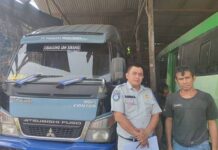 Jaga Keamanan Penumpang Angkutan Umum: Jasa Raharja Kanwil Banten Lakukan Cek SWDKLLJ dan IWKBU jasa raharja banten