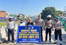 Jasa Raharja Samsat Rancaekek Berkolabori Dengan Satlantas Polresta Bandung Sosialisasikan Program Pemutihan di Cileunyi Kabupaten Bandung di Cileunyi Kabupaten Bandung