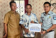 Cepat dan Tanggap Jasa Raharja Muara Enim ll  Survey Ahli Waris Laka Lantas di Desa Pinang Banjar di Desa Pinang Banjar