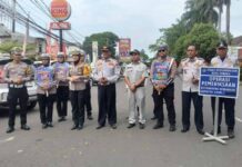PT Jasa Raharja Turut Berpartisipasi Aktif  Dalam Giat Operasi Keselamatan Maung  2025 di Wilayah Kota Serang di Wilayah Kota Serang