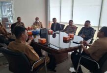 Kepala PT Jasa Raharja Cabang Tasikmalaya Bersama PJ Samsat Banjar Sambangi Kepala P3D Wilayah Kota Banjar jasa raharja jabar