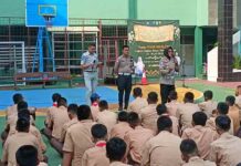 Pengajar Peduli Keselamatan Lalu Lintas Bersama Jasa Raharja Bekasi dan Satlantas Polres Metro Bekasi Sosialisasikan Keselamatan Lalu Lintas jasa raharja jabar