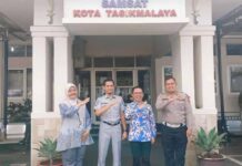 Kepala PT Jasa Raharja Cabang Tasikmalaya Sambangi Samsat Kota Tasikmalaya dalam Rangka Monitoring Program Pemutihan Tahun 2025 jasa raharja jabar