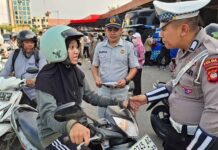 Opsgab Tertib Berlalu Lintas: Upaya Bersama Wujudkan Masyarakat Tertib dan Patuh Berkendara di Pontianak jasa raharja kalbar