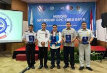 Kepala Kantor Wilayah Jasa Raharja Kalbar Hadiri Muscab Gapasdap  DPC Kubu Raya, Dukung Penguatan Keselamatan Transportasi Air jasa raharja kalbar