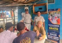 Jasa Raharja Gelar Penyuluhan Keselamatan dan Pengobatan Gratis untuk Pengemudi Angkutan Umum di Amuntai jasa raharja kalsel