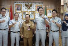 Bupati Tapin Terima Kunjungan Jasa Raharja Kalsel untuk Tingkatkan Keselamatan Lalu Lintas jasa raharja kalsel