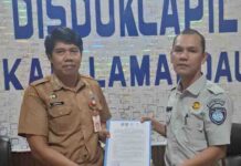 Jasa Raharja dan Dukcapil Lamandau Teken Komitmen Kepatuhan Pajak dan Keselamatan Berkendara jasa raharja kalteng