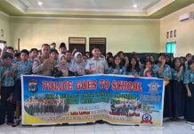 Kolaborasi Edukatif! Jasa Raharja dan Kamsel Polda Kaltara Gelar Police Goes to School di SMPN 2 Tanjung Selor jasa raharja kaltim