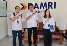 Jasa Raharja NTB Berikan Kepastian Keterjaminan Penumpang Umum di Perum DAMRI Cabang Mataram dengan Kegiatan CRM Cabang Mataram dengan Kegiatan CRM