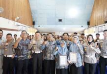 Korlantas Polri dan Jasa Raharja Laksanakan Uji Petik Pendidikan Lalu Lintas di SMA Negeri 2 Banjarmasin jasa raharja kalsel