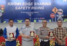 Jasa Raharja, Satlantas Polresta Pati, dan PT PNM Tingkatkan Kesadaran Safety Riding Kesadaran Safety Riding