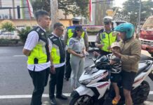 Jasa Raharja dan Tim Pembina Samsat Salatiga Gelar Operasi Gabungan dan Sosialisasi 5P Operasi Gabungan dan Sosialisasi 5P