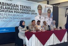 Dinas Perhubungan Kabupaten Bandung Barat Bersama Jasa Raharja Jawa Barat Gelar Bimbingan Teknis Keselamatan Pengemudi Angkutan Penumpang Pengemudi Angkutan Penumpang