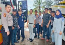 Pastikan Kelayakan Armada Bus Jasa Raharja Sumatera Selatan  Gelar Rampcheck Terminal Ogan Ilir Rampcheck Terminal Ogan Ilir