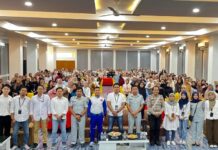 Jasa Raharja Cabang Palopo bersama PT Astra Honda Motor dan Kepolisian ikut serta dalam kegiatan Knowledge Sharing Safety Riding jasa raharja sulsel