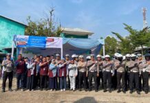 Sinergi Jasa Raharja Jawa Barat dan Tim Pembina Samsat Rancaekek Gelar Operasi Gabungan di Ciparay Kabupaten Bandung di Ciparay Kabupaten Bandung