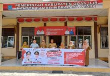 Jasa Raharja Sumsel Dan Samsat Ogan Ilir 1 Gencarkan Sosialisasi  Pemutihan Pajak Kendaraan di Indralaya Utara di Indralaya Utara