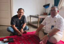 Kepala Cabang Jasa Raharja Sukabumi Lakukan Survei TKP Kasus Laka Lantas di JL Raya Pelabuhan II di JL Raya Pelabuhan II