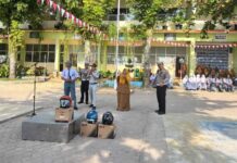 Jasa Raharja Cabang Bukittinggi dan Polres Payakumbuh Gelar Safety Campaign di SMA Negeri 1 Payakumbuh di SMA Negeri 1 Payakumbuh