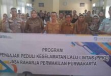 Jasa Raharja Purwakarta dan Polres Purwakarta Gelar Sosialisasi Keselamatan Lalu Lintas di Sekolah Wilayah Jatiluhur di Sekolah Wilayah Jatiluhur