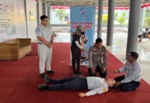 Jasa Raharja Kaltim Gelar Layanan Kesehatan Gratis dan Pelatihan PPGD di Terminal Batu Ampar di Terminal Batu Ampar