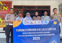 Jasa Raharja Pati Menggelar Kegiatan FKLL (Forum Komunikasi Lalu Lintas) di Wilayah Rembang di Wilayah Rembang