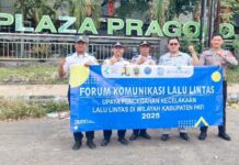 Fokuskan Pencegahan Laka Lantas, Jasa Raharja Cabang Pati Laksanakan FKLL Bersama Stakeholder jasa raharja jateng
