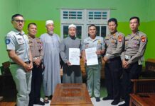 Jasa Raharja Cabang Singkawang Tandatangani Komitmen Bersama dan MoU Sinergi Peningkatan Keselamatan Lalu Lintas di Pondok Pesantren Al Fatah jasa raharja kalbar