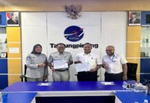 Jasa Raharja Bersama AirNav Tanjungpinang Tekankan Keselamatan dan Kepatuhan Berlalu Lintas Melalui Komitmen Bersama jasa raharja kepri