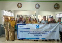 Jasa Raharja Bersama Polrestabes Kota Palembang Laksanakan Kegiatan Program Pengajar Peduli Keselamatan Lalu Lintas Di SMA N 19 Palembang jasa raharja sumsel