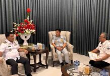 Kepala Kantor Wilayah PT Jasa Raharja Sulawesi Utara melaksanakan Silahturahmi Dengan Gubernur Sulawesi Utara jasa raharja sulut