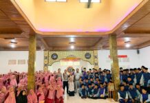 Jasa Raharja Sumbar Gelar PPKL (Pengajar Peduli Keselamatan Lalu Lintas) Sosialisasi Tertib Lalu Lintas dan Safety Campaign di Pesantren Nurul Yaqin jasa raharja sumbar