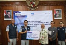 Penyaluran Bantuan Jasa Raharja Kanwil DIY Pengadaan Sarana Air Bersih Di Lingkungan Masjid As Samiún Sewon Bantul jasa raharja yogyakarta