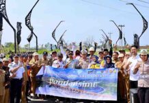 Jasa Raharja DIY Hadiri Uji Coba Pembukaan Lalu Lintas Jembatan  Pandansimo Kulon Progo jasa raharja yogyakarta