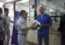 Jasa Raharja Gelar Doa Bersama dan Bagikan Helm di Momen Hari Keselamatan Transportasi 2025 Hari Keselamatan Transportasi 2025